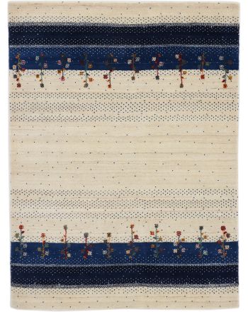 Tapis de laine Loom Lori Bleu