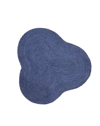 Tapis de Jute Alia Bleu
