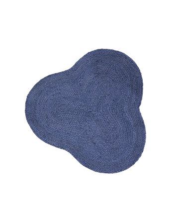 Tapis de Jute Alia Bleu