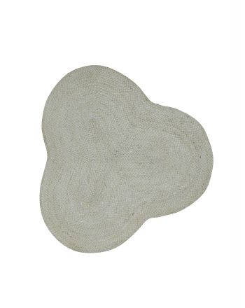 Tapis de Jute Alia Blanc