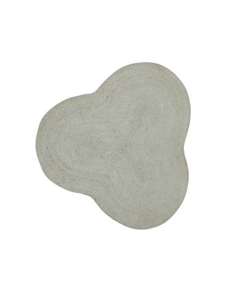 Tapis de Jute Alia Blanc