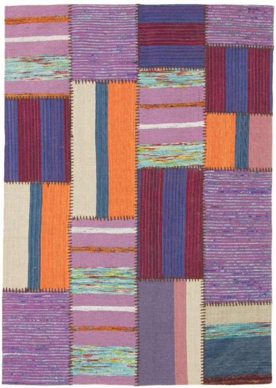 Tapis tissé à plat Kilim Patchwork