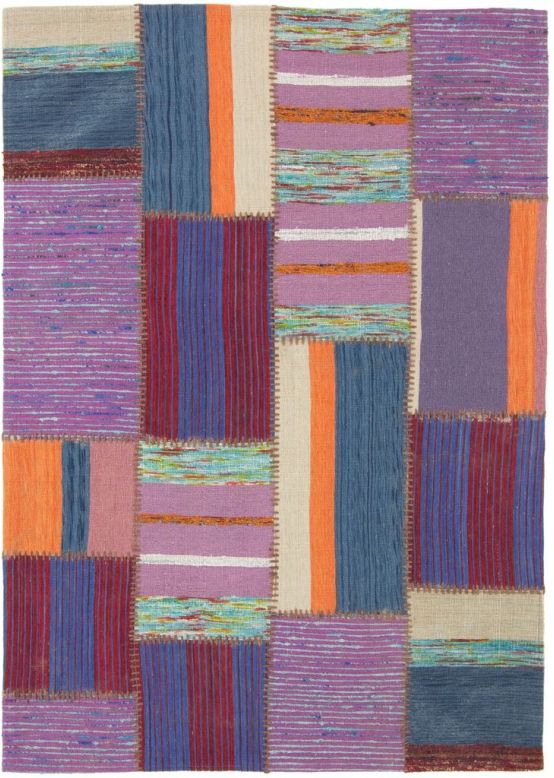 Tapis tissé à plat Kilim Patchwork