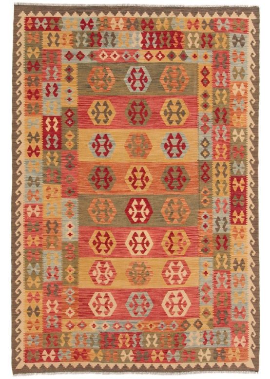 Tapis tissé à plat Kilim Afghan