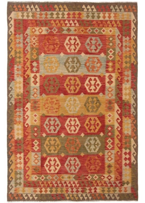 Tapis tissé à plat Kilim Afghan