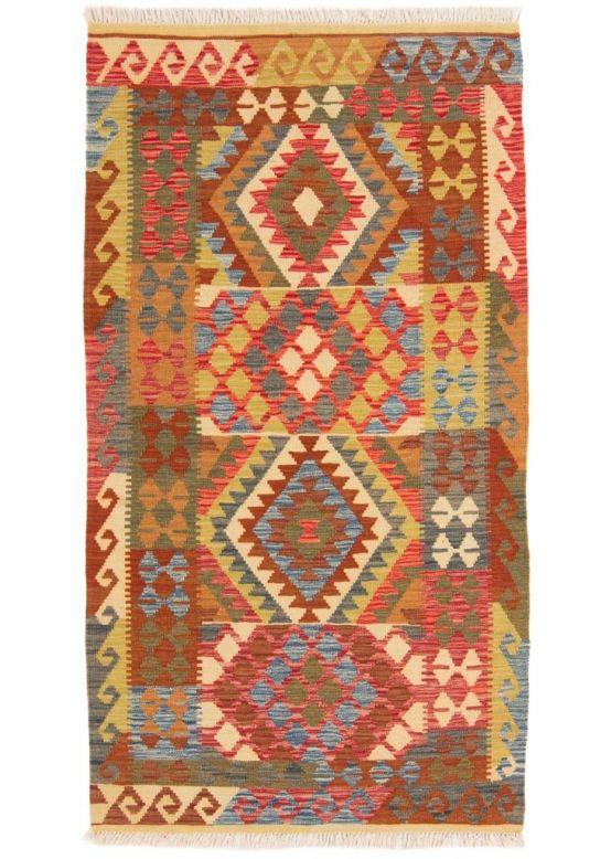 Tapis tissé à plat Kilim Afghan