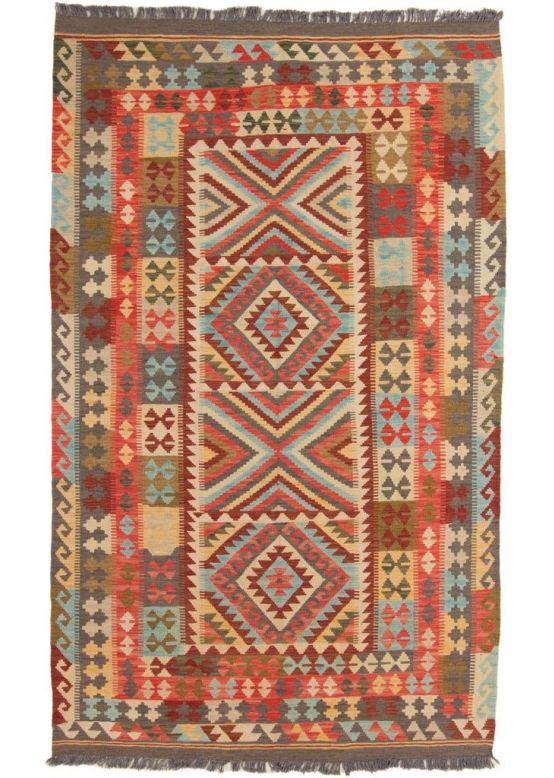 Tapis tissé à plat Kilim Afghan