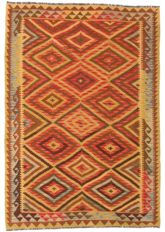 Tapis tissé à plat Kilim Afghan