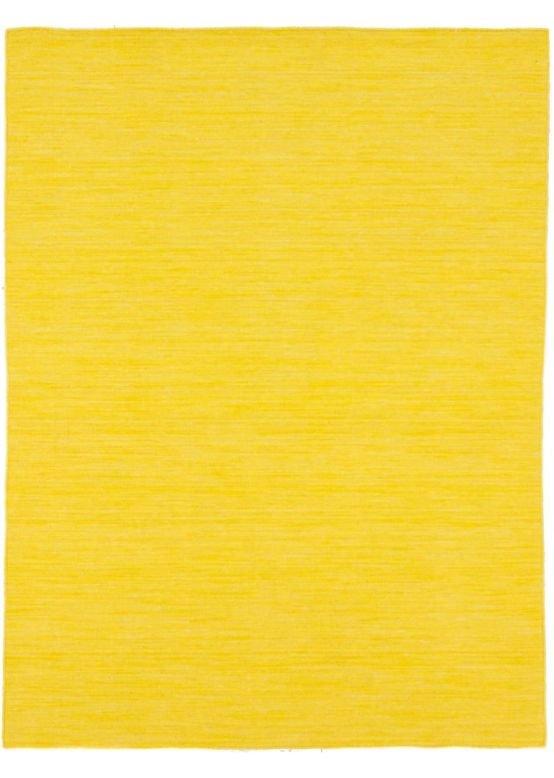 Tapis tissé à plat Kilim Loom Jaune