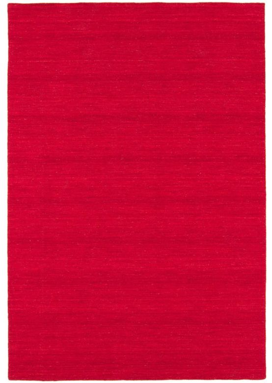 Tapis tissé à plat Kilim Loom Rouge