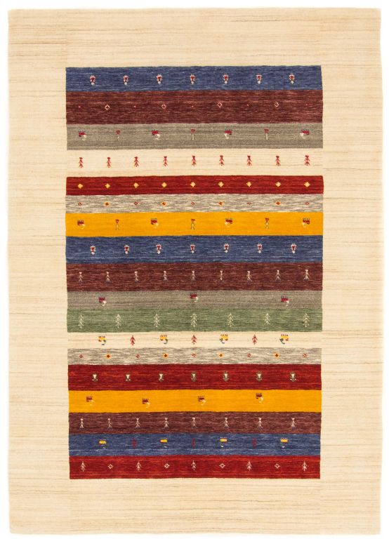 Tapis de laine Gabbeh Loom Lori Multicouleur