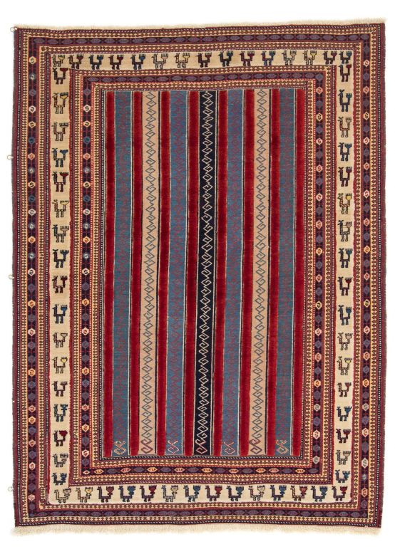 Tapis tissé à plat Kilim Qashqai