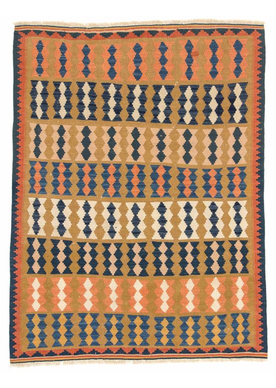 Tapis tissé à plat Kilim Qashqai