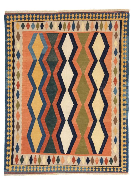 Tapis tissé à plat Kilim Qashqai