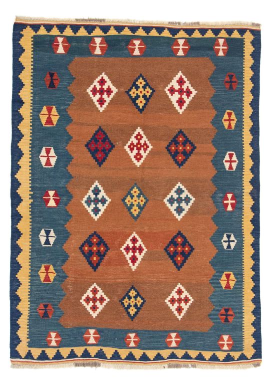 Tapis tissé à plat Kilim Qashqai