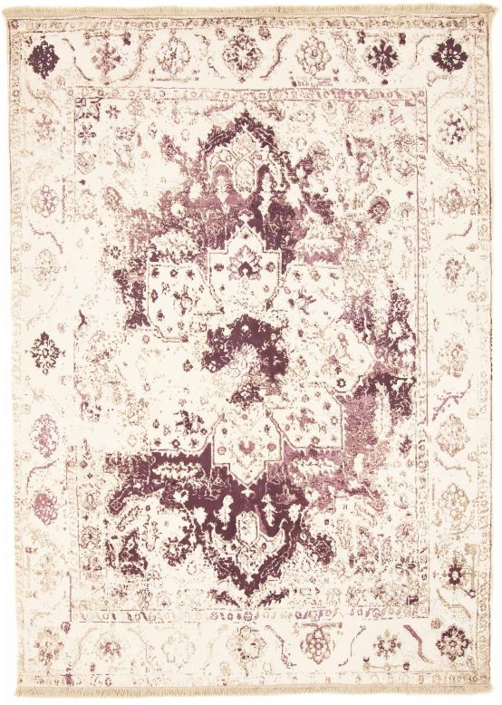 Tapis en viscose Visconti rare Violet