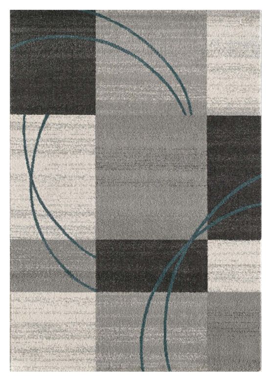 Tapis Patchwork Gris