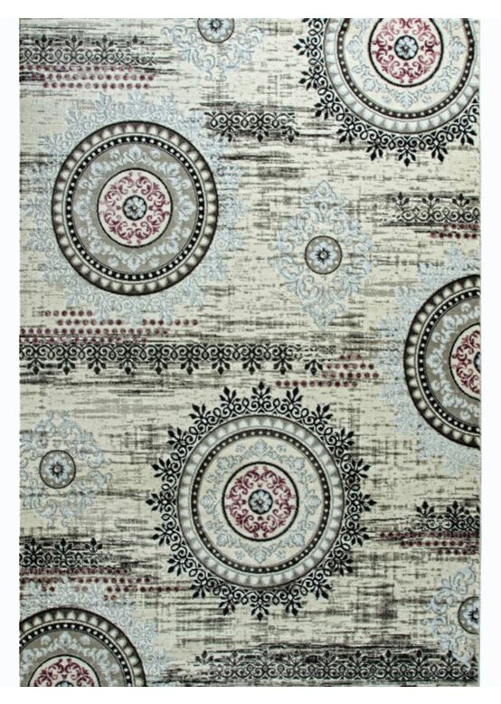 Tapis Mandala Rose