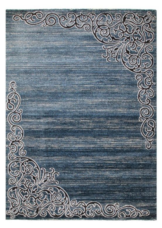 Tapis Mandala Bleu