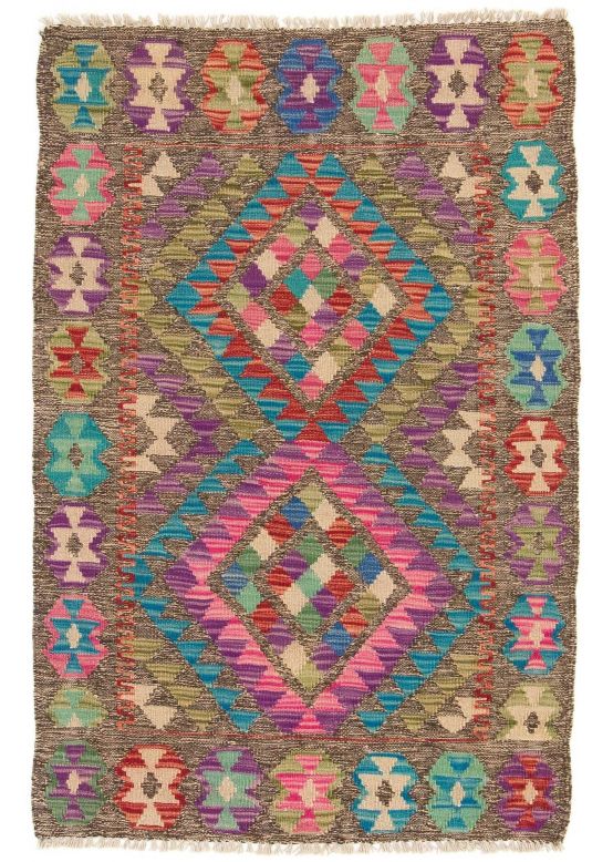 Tapis tissé à plat Kilim Afghan