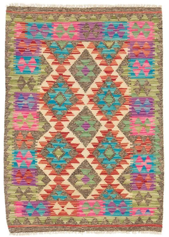 Tapis tissé à plat Kilim Afghan