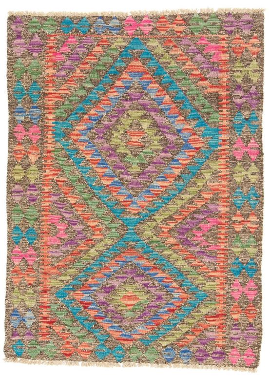 Tapis tissé à plat Kilim Afghan