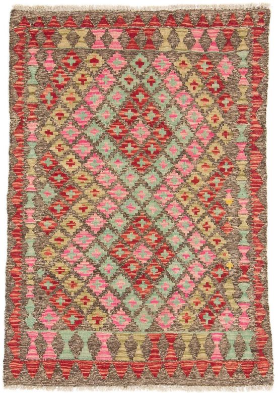 Tapis tissé à plat Kilim Afghan