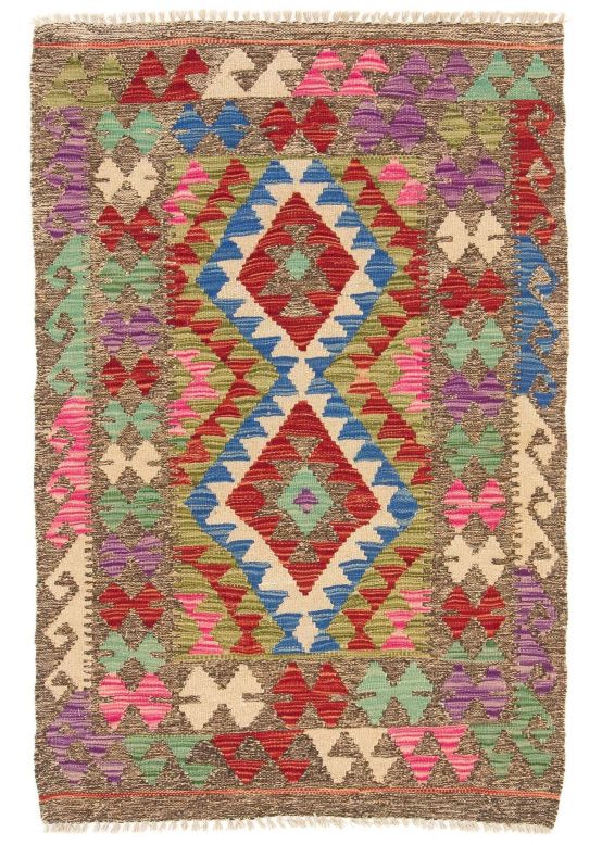 Tapis tissé à plat Kilim Afghan