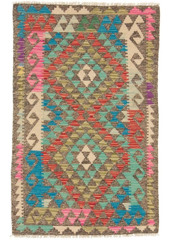 Tapis tissé à plat Kilim Afghan