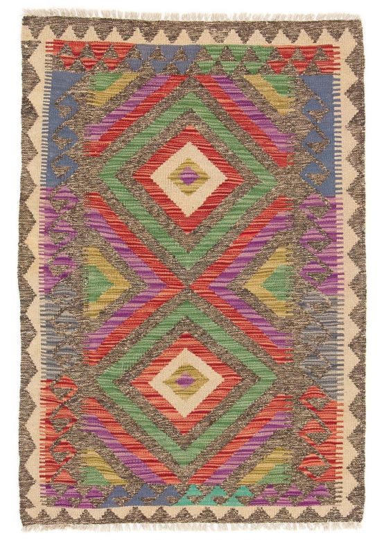 Tapis tissé à plat Kilim Afghan