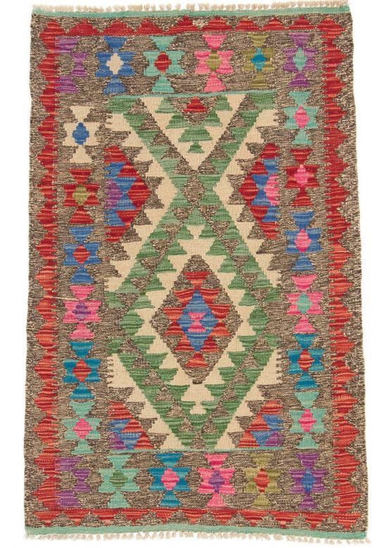 Tapis tissé à plat Kilim Afghan