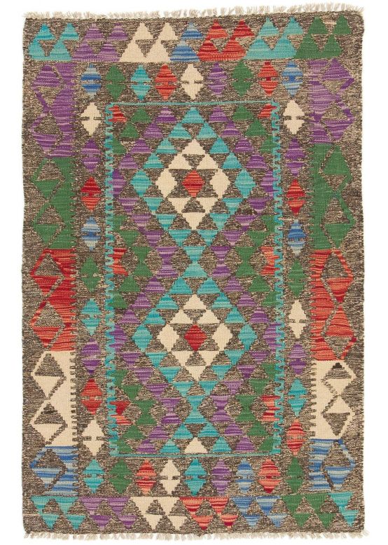 Tapis tissé à plat Kilim Afghan