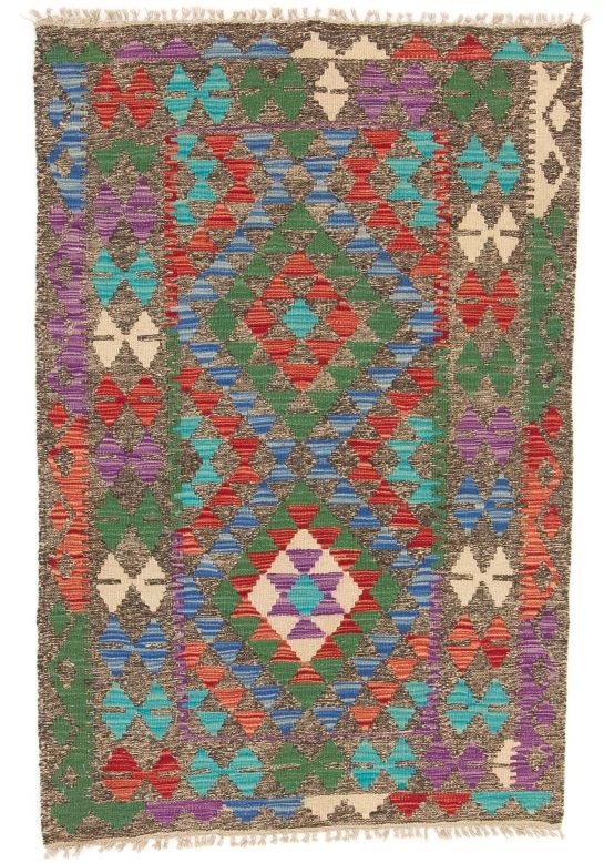 Tapis tissé à plat Kilim Afghan