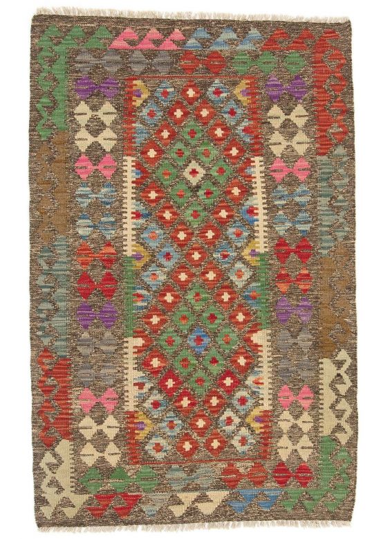 Tapis tissé à plat Kilim Afghan