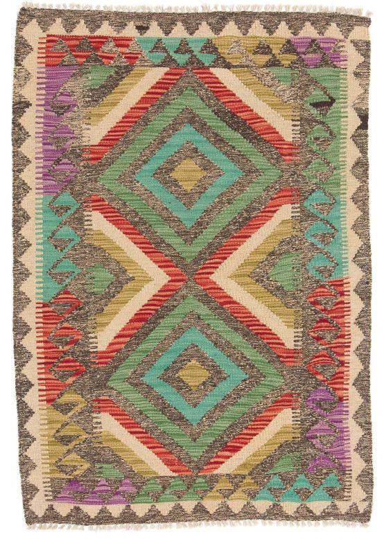 Tapis tissé à plat Kilim Afghan