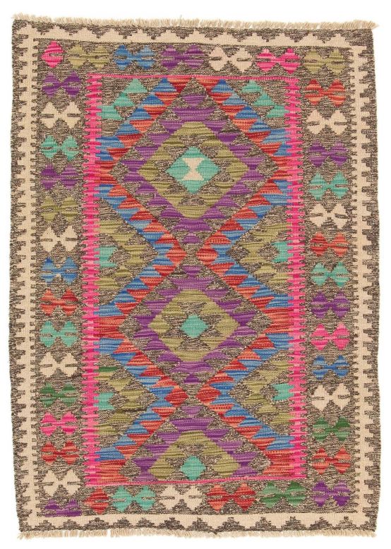 Tapis tissé à plat Kilim Afghan