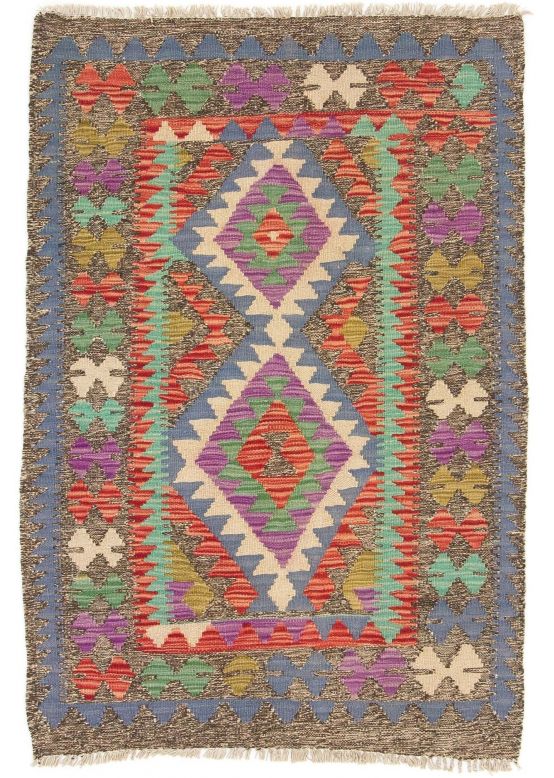 Tapis tissé à plat Kilim Afghan