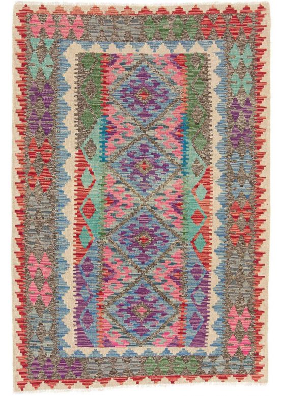 Tapis tissé à plat Kilim Afghan