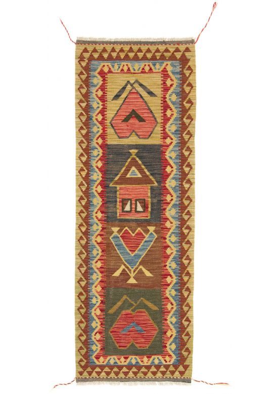 Tapis tissé à plat Kilim Afghan