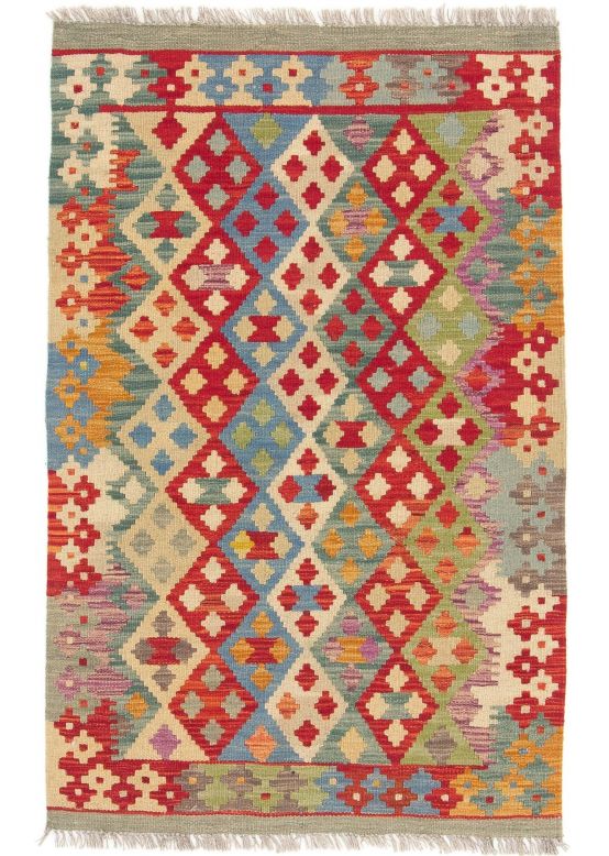 Tapis tissé à plat Kilim Afghan