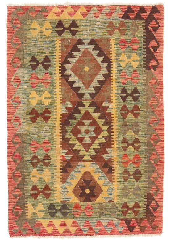 Tapis tissé à plat Kilim Afghan