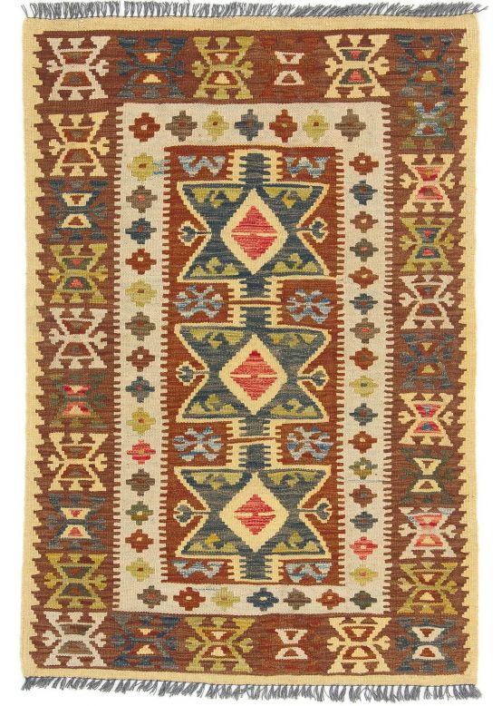 Tapis tissé à plat Kilim Afghan