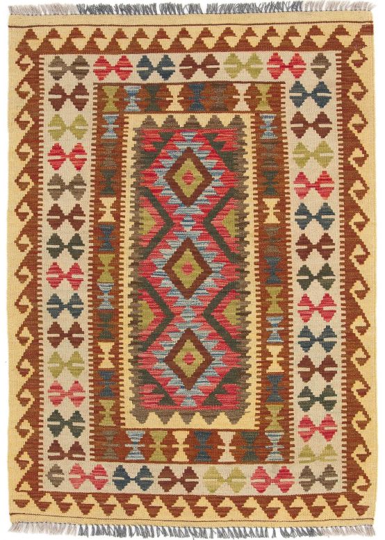 Tapis tissé à plat Kilim Afghan