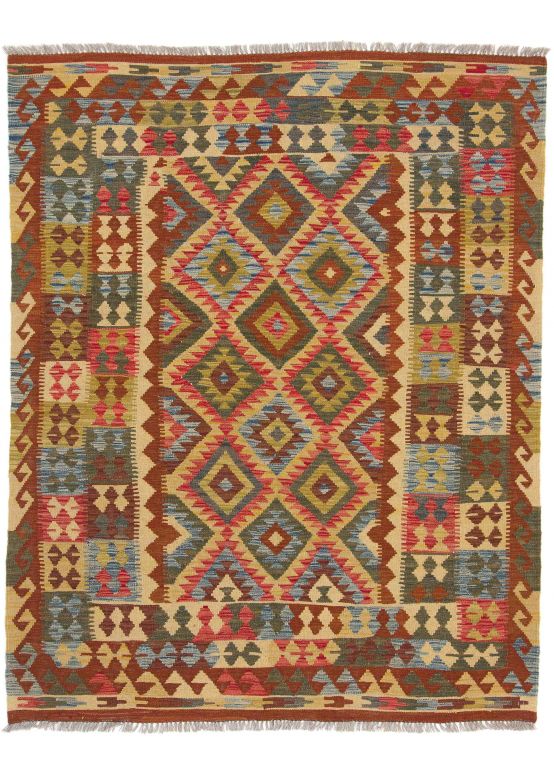 Tapis tissé à plat Kilim Afghan