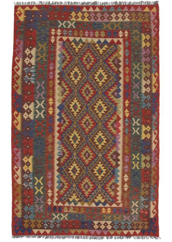 Tapis tissé à plat Kilim Afghan