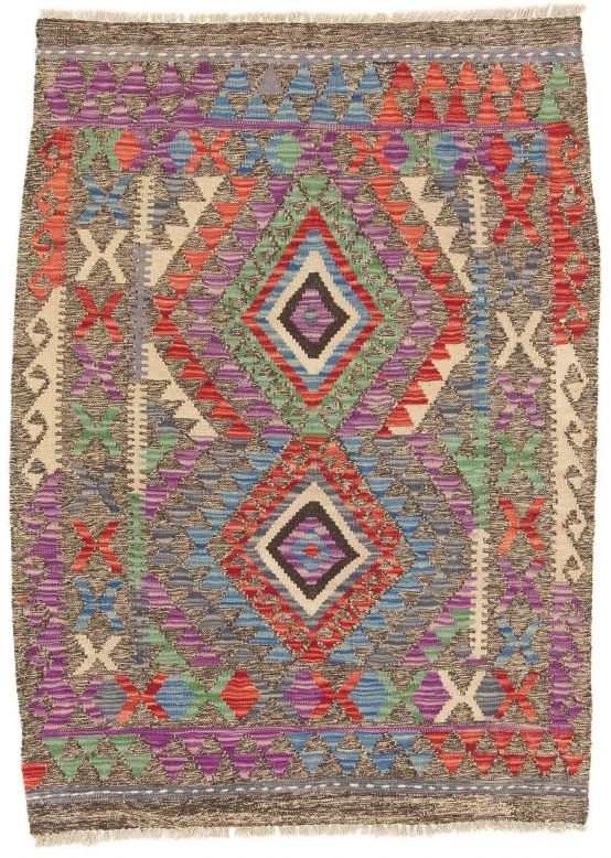 Tapis tissé à plat Kilim Afghan