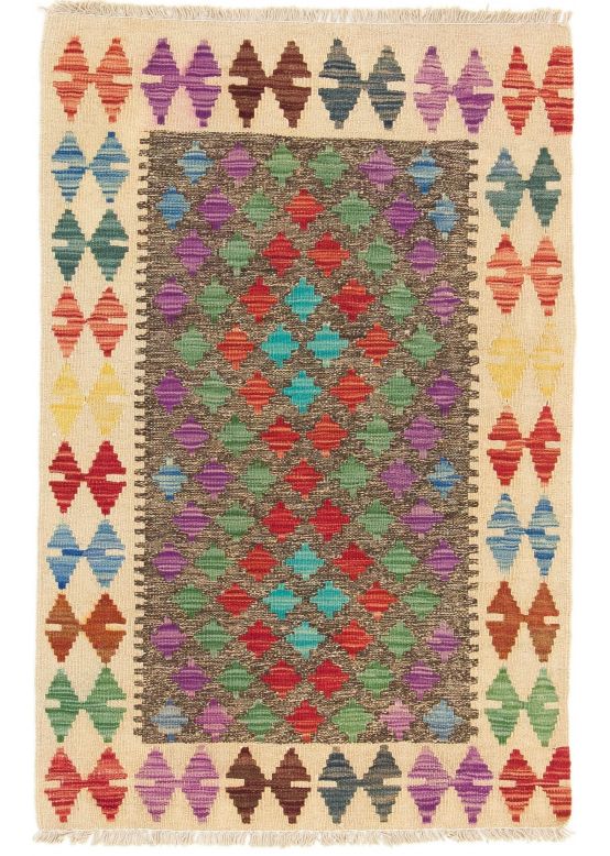 Tapis tissé à plat Kilim Afghan