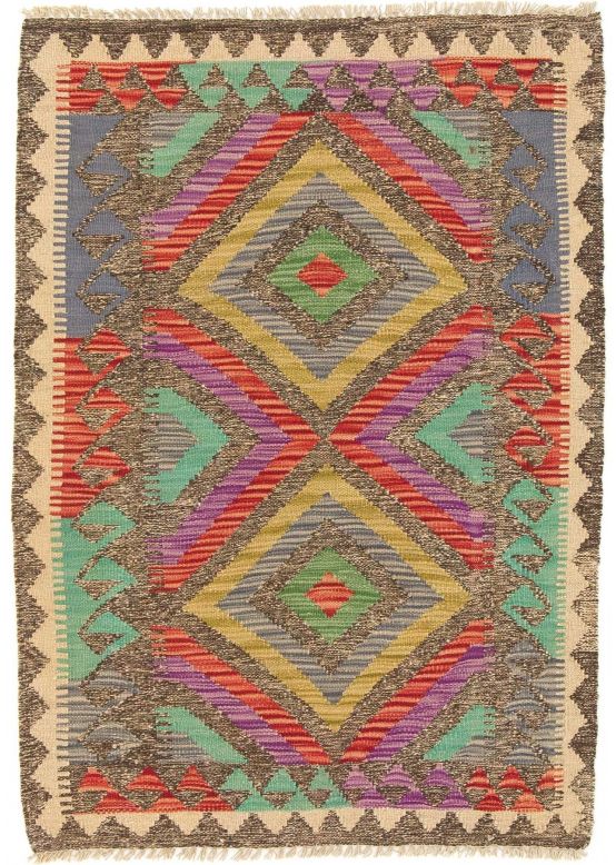 Tapis tissé à plat Kilim Afghan