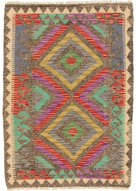 Tapis tissé à plat Kilim Afghan