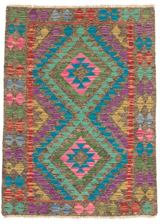 Tapis tissé à plat Kilim Afghan